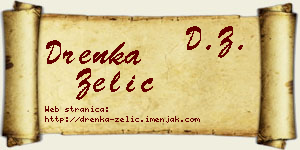 Drenka Zelić vizit kartica